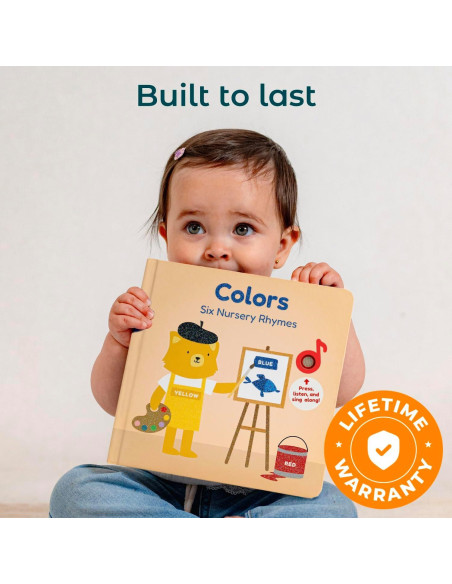 Libro Musical Interactivo Cali's Books - Colores y Rimas 1-3 Años