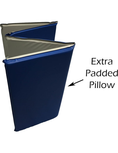 Colchoneta KinderMat para Niños 116.8x53.3 cm Gris/Azul