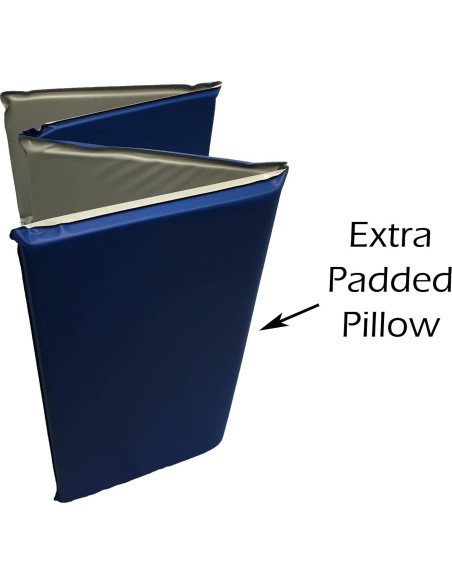 Colchoneta KinderMat para Niños 116.8x53.3 cm Gris/Azul