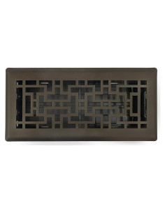 Registro de Piso Oriental 10x25.4 cm Bronce Metálico Sierra Gates