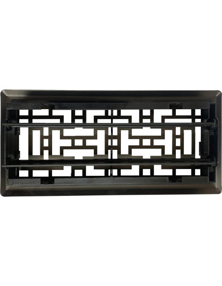 Registro de Piso Oriental 10x25.4 cm Bronce Metálico Sierra Gates