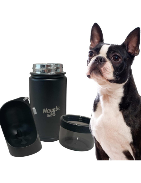 Botella de Agua para Perros Waggle 414ml Acero Inoxidable