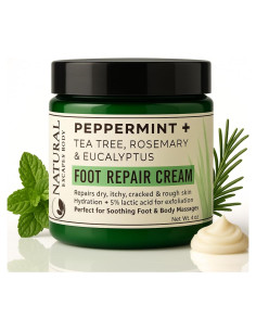 Crema hidratante para pies Natural Escapes 118.3 ml - Talones agrietados