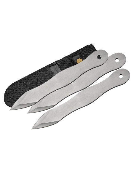 Conjunto de cuchillos de acero inoxidable SZCO 3 piezas 25.4 cm