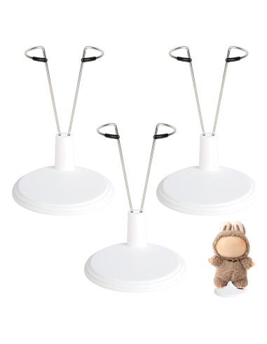 Soporte para muñecas ajustable Lyreh - 3 piezas, blanco