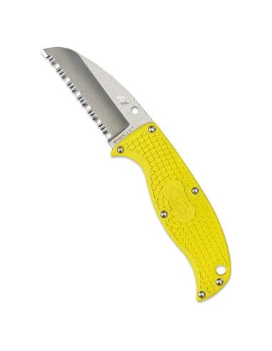 Cuchillo Utilitario Spyderco Enuff Salt H-1 6.99 cm Amarillo