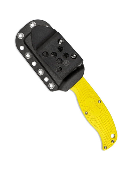 Cuchillo Utilitario Spyderco Enuff Salt H-1 6.99 cm Amarillo