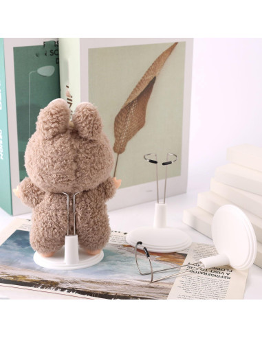 Soporte para muñecas ajustable Lyreh - 3 piezas, blanco