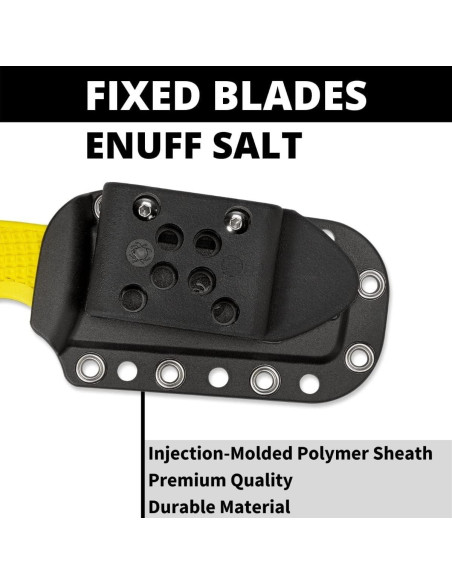 Cuchillo Utilitario Spyderco Enuff Salt H-1 6.99 cm Amarillo