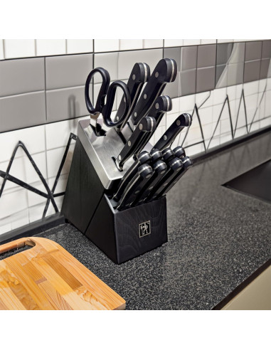 Juego de Cuchillos Henckels Classic 15 piezas con Bloque Autoafilado
