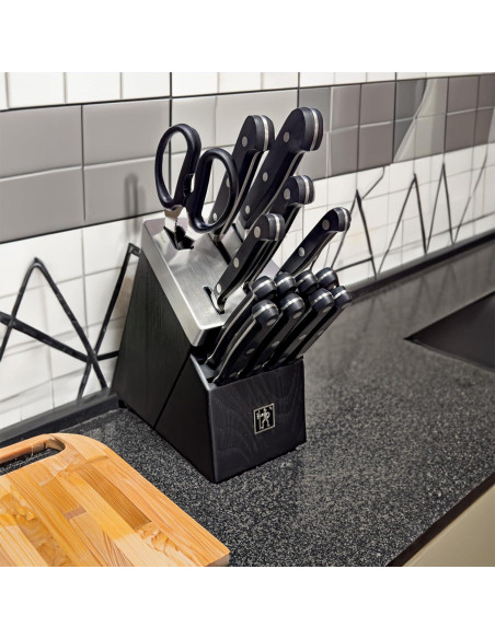 Juego de Cuchillos Henckels Classic 15 piezas con Bloque Autoafilado