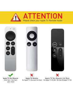 Funda Protectora Fintie para Control Remoto Siri Apple TV 2021 2022 - TPU Antideslizante 2