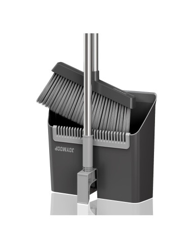 Escoba y Recogedor JOYMOOP Negro 60" (152.4 cm) Cerdas Nylon