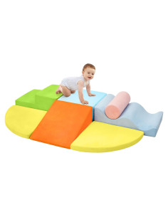 Juguetes de Escalada QUCHI 7 Piezas Bloques de Espuma 5.44 kg