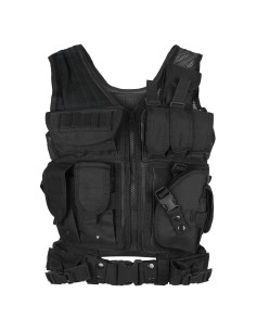 Chaleco Táctico Lixada Ajustable Transpirable para Adultos