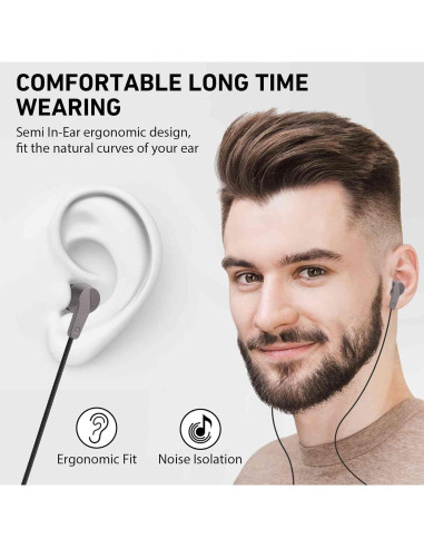 Auriculares UrbanX R2 Intrauditivos con Micrófono 1.16m