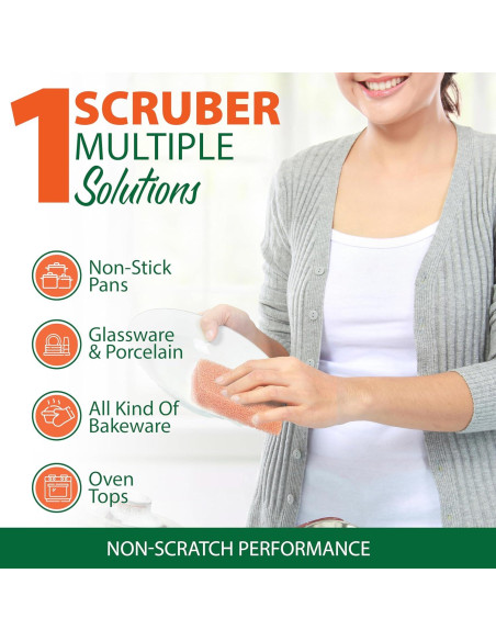 Esponjas de Cocina de Silicona Peachy Clean Aroma Durazno