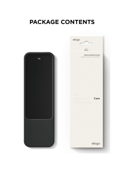 Funda Silicona elago R2 Slim para Control Remoto Apple TV 4K - Negro