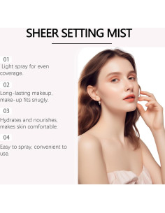 Bruma de Fijación Transparente Sunglaze SPF 50 - 113g 2