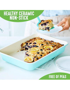 Juego de Utensilios de Horno GreenLife 4 Piezas Cerámica Antiadherente 2