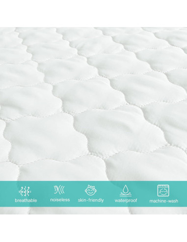 Juego de Sábanas Biloban para Pack and Play, 4 Piezas, Gris