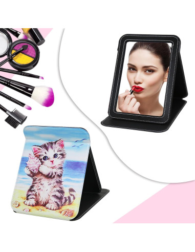 Espejo de Viaje Plegable GLINTZ 16.5x22.6 cm Ajustable