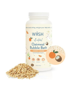 Baño de Burbujas de Avena para Bebés Wiish 16 oz Coco + Naranja