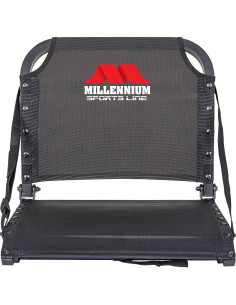 Asiento de Estadio Millennium Marine Plegable Negro 50.8x43.2cm 2