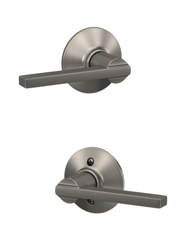 Cerradura de Paso Schlage F10 V LAT 619 Niquel Satinado