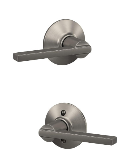 Cerradura de Paso Schlage F10 V LAT 619 Niquel Satinado