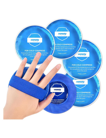 Paquetes de Gel Frío Reutilizables Samply - 4 Mini Paquetes