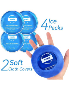 Paquetes de Gel Frío Reutilizables Samply - 4 Mini Paquetes 2