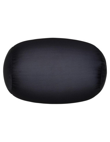 Almohada de Cuello Microperlas FABSKIY 30x18cm Suave Negra