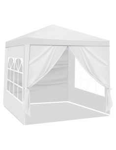 Carpa de Fiesta 1.98x1.98m Impermeable Genérico con Ventanas