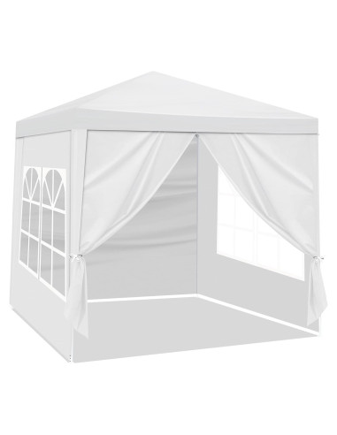 Carpa de Fiesta 1.98x1.98m Impermeable Genérico con Ventanas