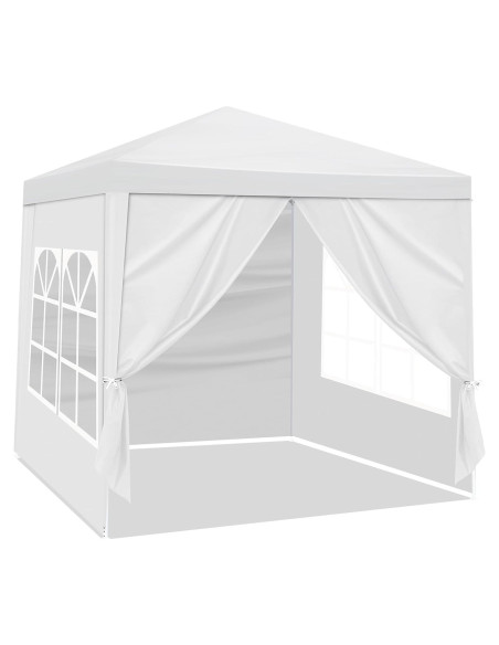 Carpa de Fiesta 1.98x1.98m Impermeable Genérico con Ventanas