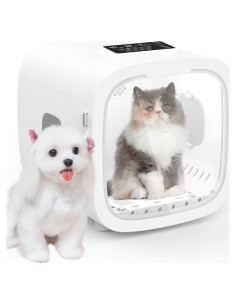 Caja de Secado Automático para Mascotas COBUY 52L Blanca