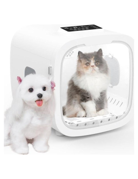 Caja de Secado Automático para Mascotas COBUY 52L Blanca