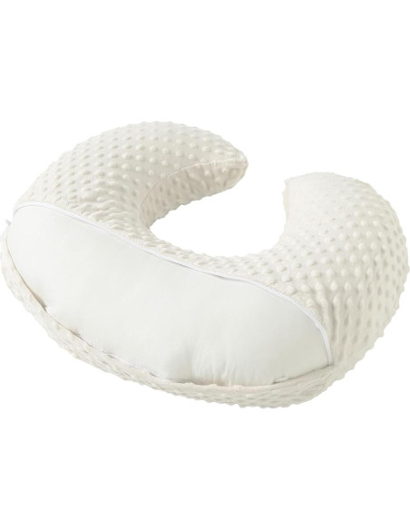 Funda de Almohada de Lactancia Aullar Beige 100% Poliester