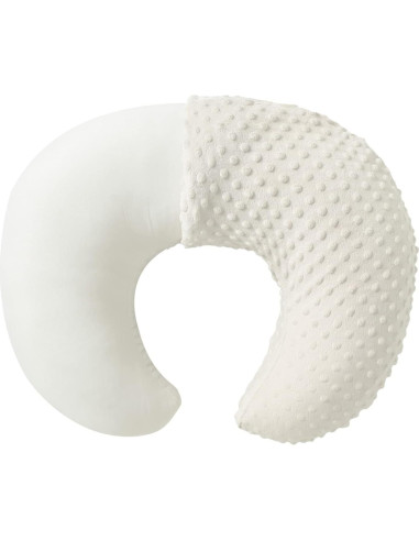 Funda de Almohada de Lactancia Aullar Beige 100% Poliester