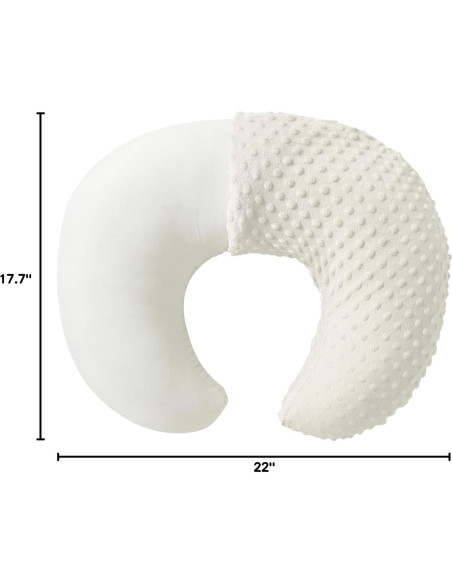 Funda de Almohada de Lactancia Aullar Beige 100% Poliester