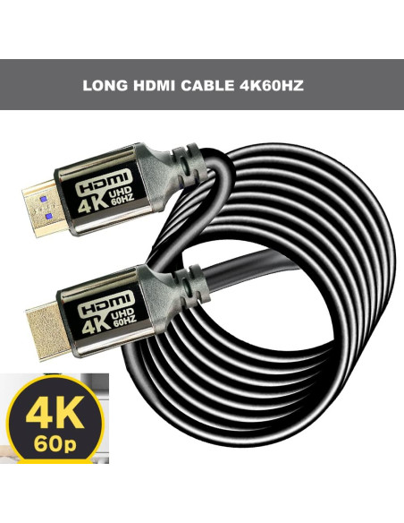 Cable HDMI 4K 15.24m Lianjie Alta Velocidad 18Gbps