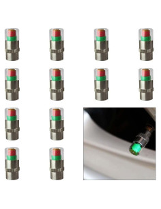 12 Tapones de Válvula de Monitor de Presión LHDOS 2.4Bar