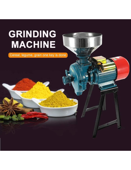 Molino de Grano Eléctrico LILYPELLE 3000W para Maíz y Cereales