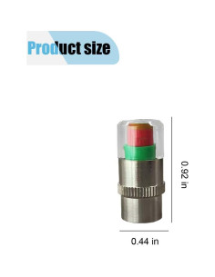 12 Tapones de Válvula de Monitor de Presión LHDOS 2.4Bar 2