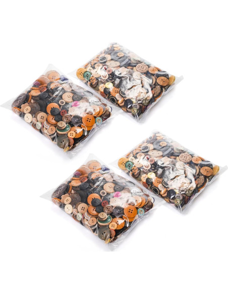 Botones de Madera Tosnail 1200 Piezas para Manualidades