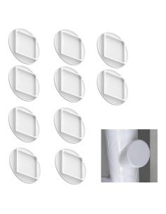 10 Tapas de Vaso Blancas para yPods Gardyn - Protección Doble