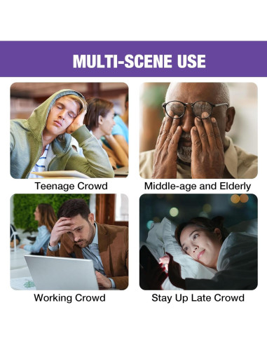 20 PARES Parches Herbales para Ojos OMNIA ONE - Alivio Refrescante