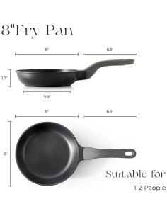 Sartén Antiadherente ILAG ULTIMATE 20.32 cm Sésamo Negro 2