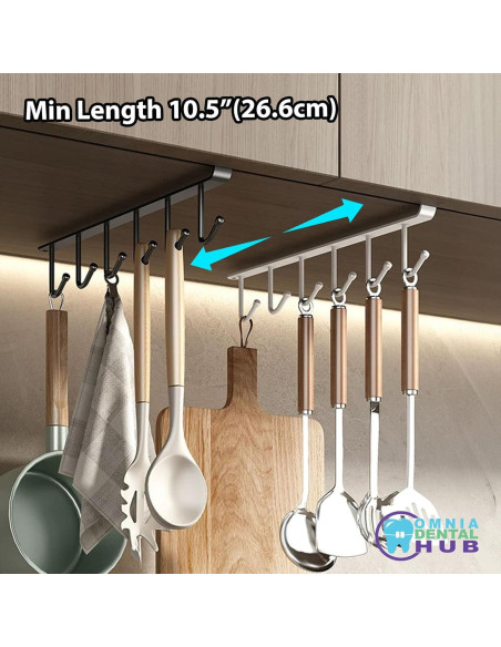 Organizador de Bolsas Ziplock Omnia ONE 4 PCs Ajustable Negro